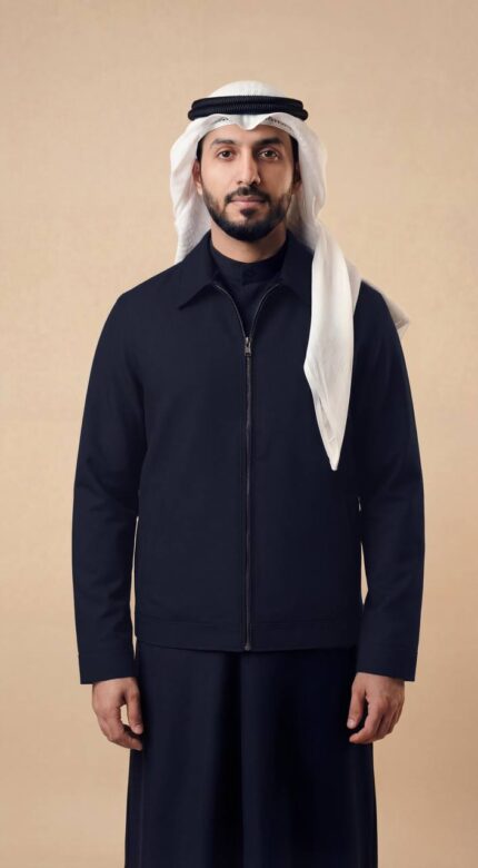 جاكيت وتر بروف كحلي